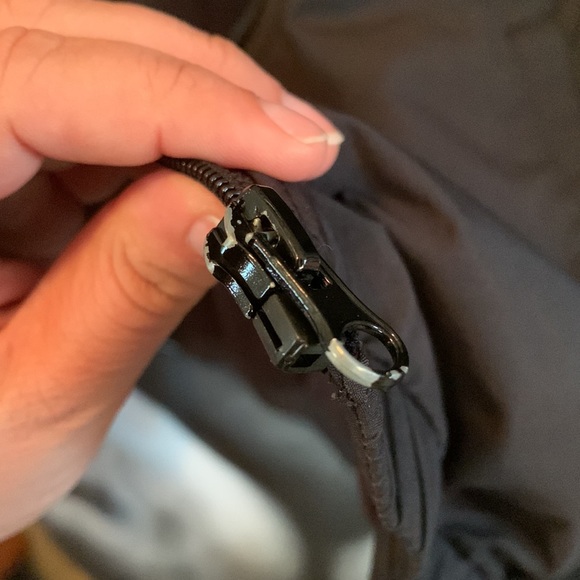 Black Vans Zip Up Windbreaker Hoodie - Picture 5 of 7